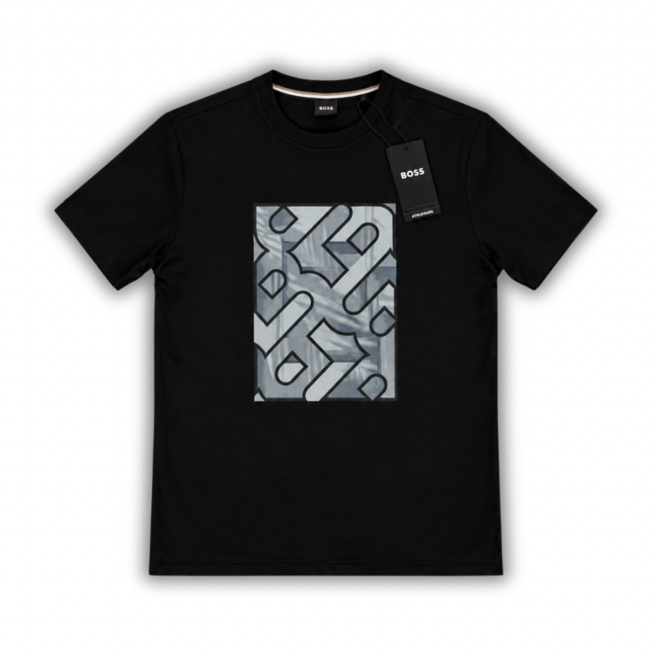 Playera BOSS estampa azul