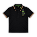 Polo BOSS líneas cafés