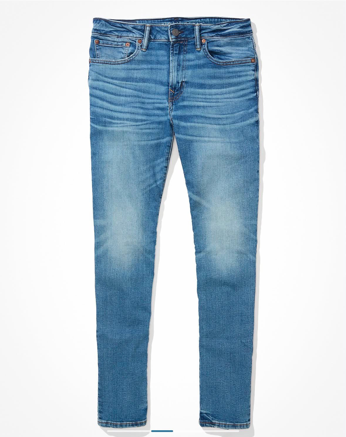 AMERICAN EAGLE LISO color: Azul claro