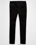 PANTALÓN AMERICAN EAGLE PARCHADO NEGRO